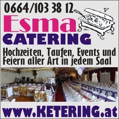 catering - hochzeit taufe - ketering - event saal halle fest